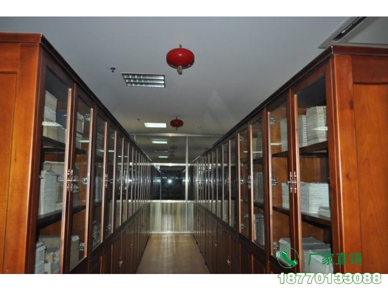 赤峰博物馆樟木文物书柜